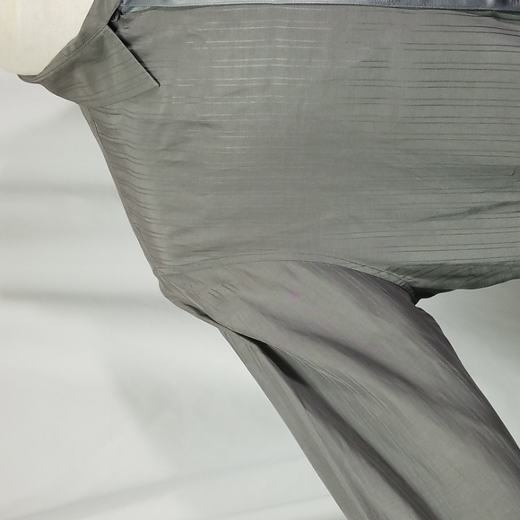 GIORGIO ARMANI BLACK LABEL SILK/COTTON GREY MENS DRESS SHIRT SIZE 42-16 1/2 - Picture 3 of 10